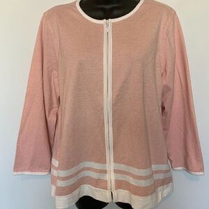 Cathy Daniels Zipper Cardigan